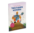 Na prezent! Książeczka drukowana "Tata Łopata wymiata!" starannie zapakowana z imienną dedykcją